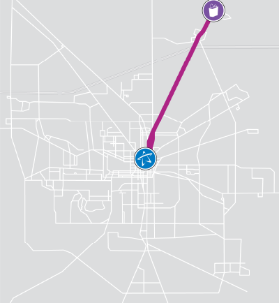 Killearn Route Mini Map